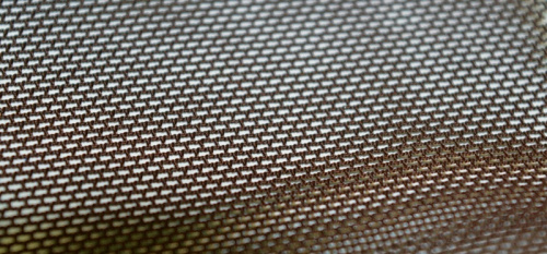  Сетка стрейч ш.150 ,пл.130,100%ПЭ арт.5000 цв.901 коричневый  ТриКатушки