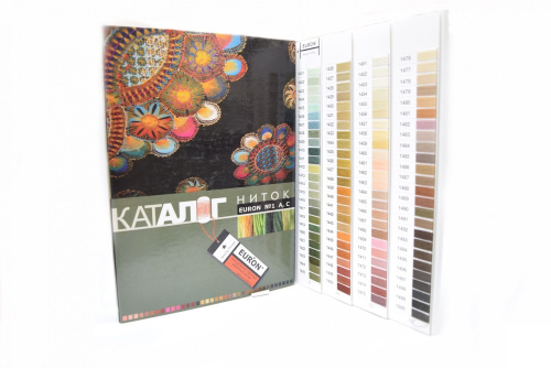  Карта цветов ниток EURON №1 А,С на нитки универс.,армир.  ТриКатушки