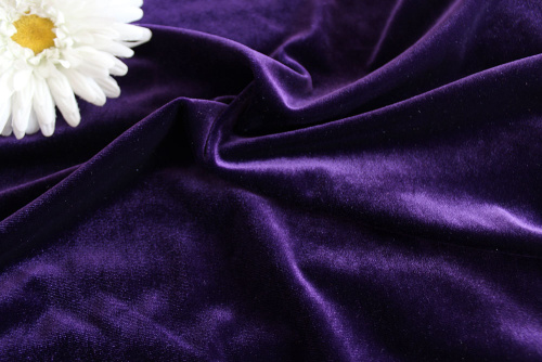  Ткань 3005 Бархат стрейч, ш.150см., №306  ТриКатушки