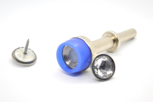  Насадка к пневмопистолету для установки гвоздей с камнем "Страза" №28 PROKNOPKA  ТриКатушки