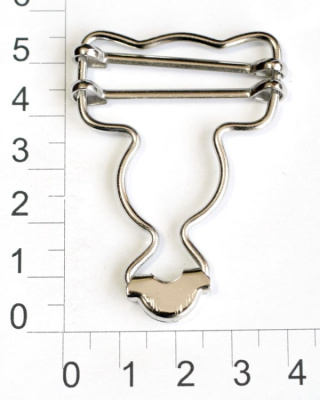  Пряжки для комбинезонаарт.0320-2169 34мм (упаковка 200 штук) никель  ТриКатушки