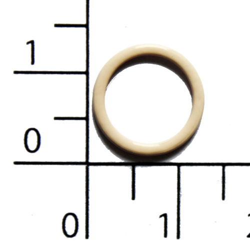  1000В бежевый Кольцо металл крашенный d=10мм (упаковка 1000 штук)  ТриКатушки