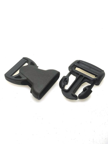  Фастекс (защелка-трезубец) НФ-25 (25мм) цв.Черный (уп.10/100 шт)  ТриКатушки