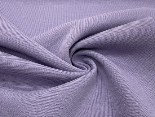  Ткань Футер 3-х нитка г/к с начесом 260гр.кв.м, 70% Хб+30% ПЭ, пенье, цв. Пыльная сирень  ТриКатушки