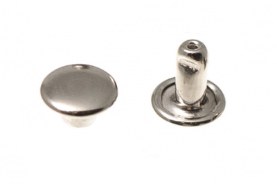  Хольнитен двухсторонний №33,5 (9 мм),(Нержавеющие ), Цв. Никель (уп.2000 шт) NEW STAR  ТриКатушки