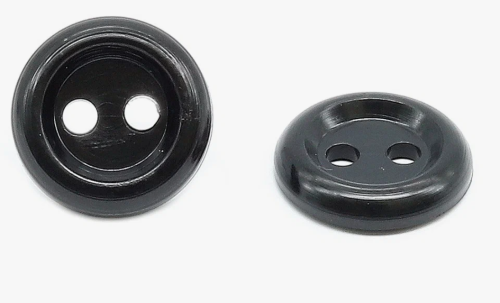  Пуговица КЛ 11-2 цв.черный (уп 1000шт)  ТриКатушки