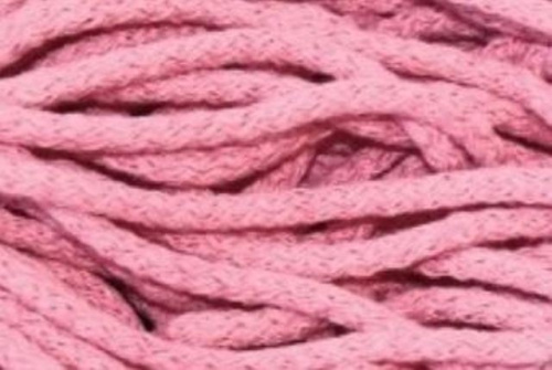  Шнур хлопчатобумажный круглый 5 мм(уп.100 м.) цв. №2126 Розовый  ТриКатушки