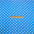 Ткань Кашибо горох 0,8см голубой/белый арт.5074