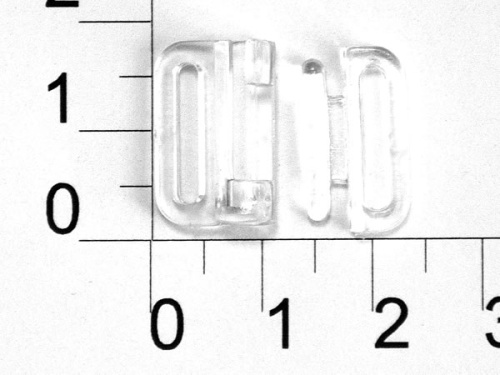  Застежка пластик прозрачный 13мм (уп.10шт.) "Proknopka"  ТриКатушки