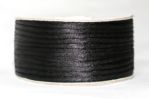  черный Шнур МН 2мм "круглый" (упаковка 50 метров)  ТриКатушки
