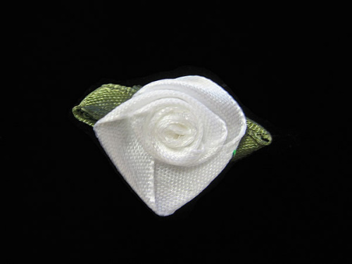  021 F пришивной элемент (упаковка 100 штук) белый  ТриКатушки