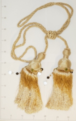  Кисть шторная двойная, G-A бежевый  ТриКатушки