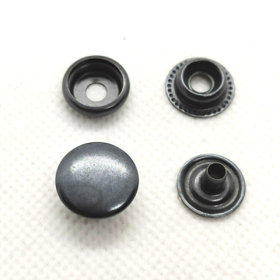  Кнопка 15мм №61 сталь цв. Оксид  (уп 720шт) Tals(Турция)  ТриКатушки