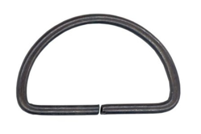  Полукольцо металлическое 40мм цв. оксид (уп.1000шт.)  ТриКатушки