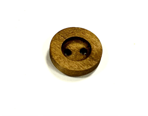  Пуговицы деревянные, арт. 0440/1, цв. Светлый бук, 16L-10мм/1000шт  ТриКатушки