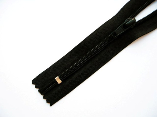  Молния спиральная(Витая) Т5 30см н/р №322,черная ( уп.100 шт.)  ТриКатушки