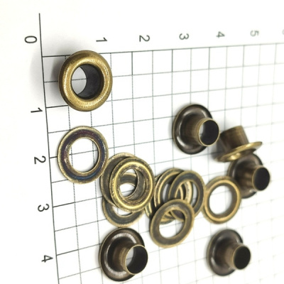  Люверсы №4 6мм сталь Антик (уп 2500шт) Tals(Турция)  ТриКатушки