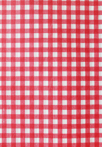  Бумага упаковочная "клетка" в листах, 60*60см, упаковка 20 листов, цвет красный  ТриКатушки