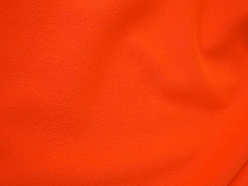  Мех BRUSHED TRICOT ворсовая ткань orange  ТриКатушки