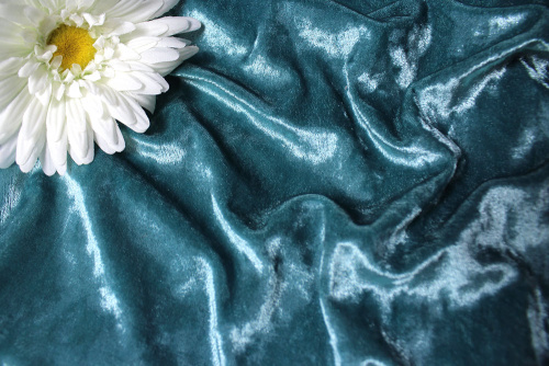  Ткань 3002 Бархат стрейч крэш, ш.160см, цв. 604  ТриКатушки