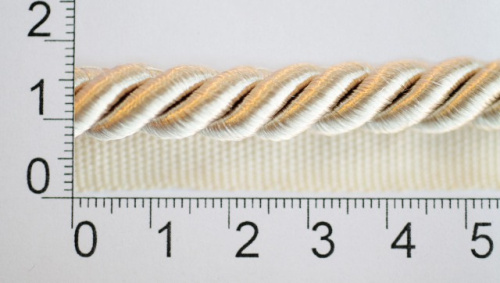  А-08-А4 (кант витой 08мм цв.молочный.) уп.25м  ТриКатушки