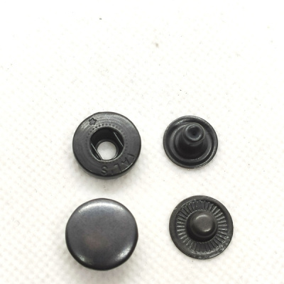 Кнопка 15мм Альфа сталь цв.Оксид  (уп 720шт) Tals(Турция)  ТриКатушки
