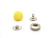  Пластиковая крышка (1 часть кнопки) 15мм цв. жёлтая (уп 720шт)  ТриКатушки