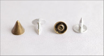  099-F антик Хольнитены декоративные "металл" d=8мм (упаковка 500 штук)  ТриКатушки