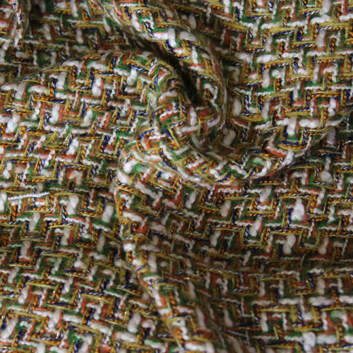  Ткань Костюмная 1114 под CHANEL "ассорти" цв. 2  ТриКатушки