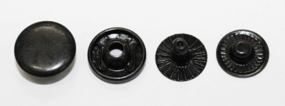  Кнопка 12,5мм Альфа сталь цв. Оксид  (уп 1440шт) СТОРМ  ТриКатушки