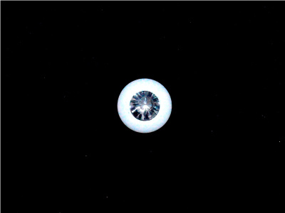  Хольнитен со стразой 12 мм цв.101 (белый)(уп.1000 шт)  ТриКатушки