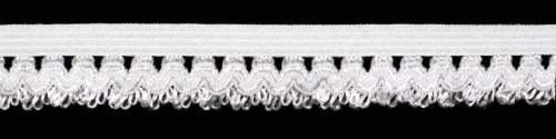  5266 белый резинка бельевая 15мм (намотка 144 ярда = 131,7 метра)  ТриКатушки