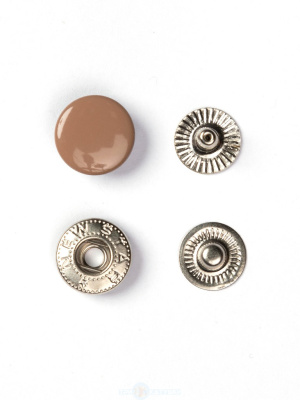  Кнопка Альфа 12,5мм сталь цв. 294 Капучино (уп 720 шт) NewStar  ТриКатушки