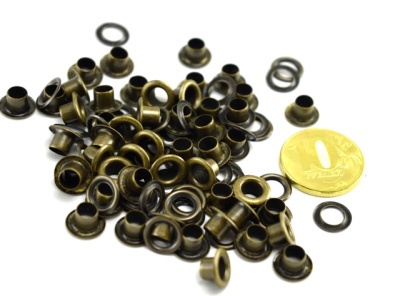  Люверсы №3 5мм нерж. Антик (уп 5000шт)  СТОРМ  ТриКатушки