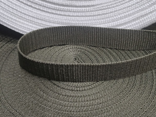  Стропа текстильная 25мм 13г/м №327 Хаки (уп100м) Россия  ТриКатушки