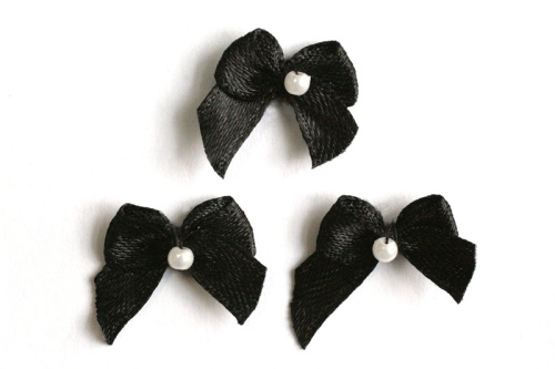  0087 цв.черный Пришивные элементы (упаковка 200 штук)  ТриКатушки