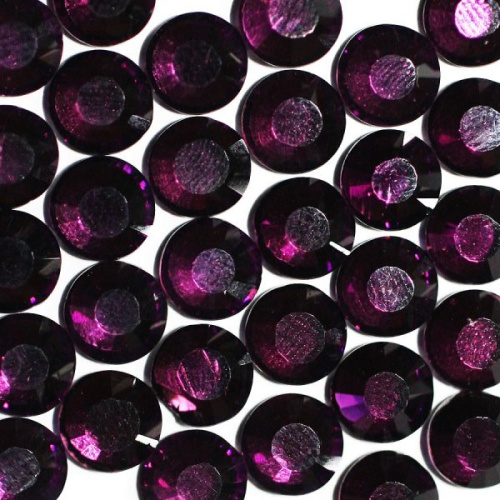  Стразы термоклеевые SS-16, D=3,6-3,9мм (упаковка 1440 штук) цв.9026 AMETHYST  ТриКатушки