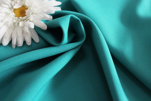  Ткань Габардин стрейч арт.1000 ,ш.150см., 270 гр/мп., №713 цв. морская волна  ТриКатушки