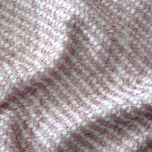  Ткань Костюмная 1102 под CHANEL зигзаг люрекс цв. 301  ТриКатушки