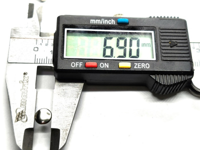  Хольнитены двухсторонние №33 (7мм) Никель (уп.2000шт.) Tals  ТриКатушки