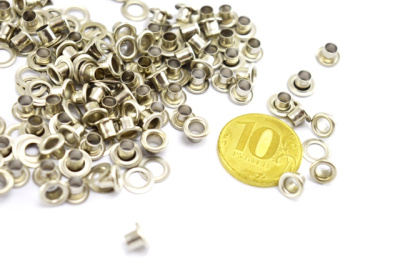  Люверсы №17 3мм сталь Никель (уп 5000шт) СТОРМ  ТриКатушки