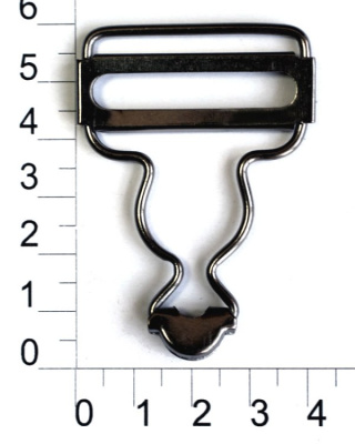  Пряжки для комбинезонаарт.0320-2008 35мм (упаковка 200 штук) черный никель  ТриКатушки