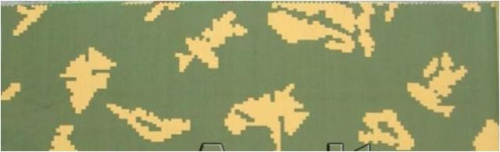  Ткань Т/С 130г/м2 КАМУФЛЯЖ ACTIVE ш.150+-2 см. 65ПЭ/35ХЛ ВО C54 Пограничник жёлтый  ТриКатушки