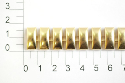  UX 0004СI цепь металл цв. dull gold (упаковка 10 метров)  ТриКатушки