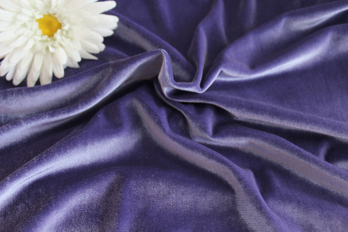  Ткань 3005 Бархат стрейч, ш.150см., №304  ТриКатушки