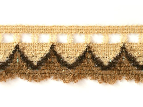  020-22KJ тесьма декоративная ширина 35мм (упаковка 20 ярдов = 18,3 метра)  ТриКатушки