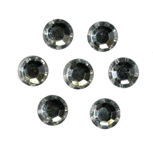  0019 06мм прозрачный Стразы пришивные "Круг" (упаковка 5000 штук)  ТриКатушки