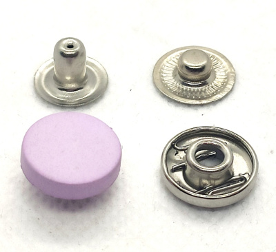  Кнопка с пластиковой крышкой 15 мм (уп. 20 шт) цв.165 Сирень ProKnopka  ТриКатушки