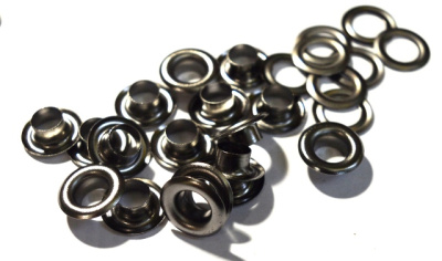 Розн.уп. Люверсы №17 3мм сталь черный никель (уп 100 шт)