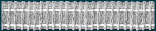  Z5/z-200 -Тесьма шторная для прозрачных тканей ( ширина - 5см,рапорт - 1:2 ) уп. 50м  ТриКатушки